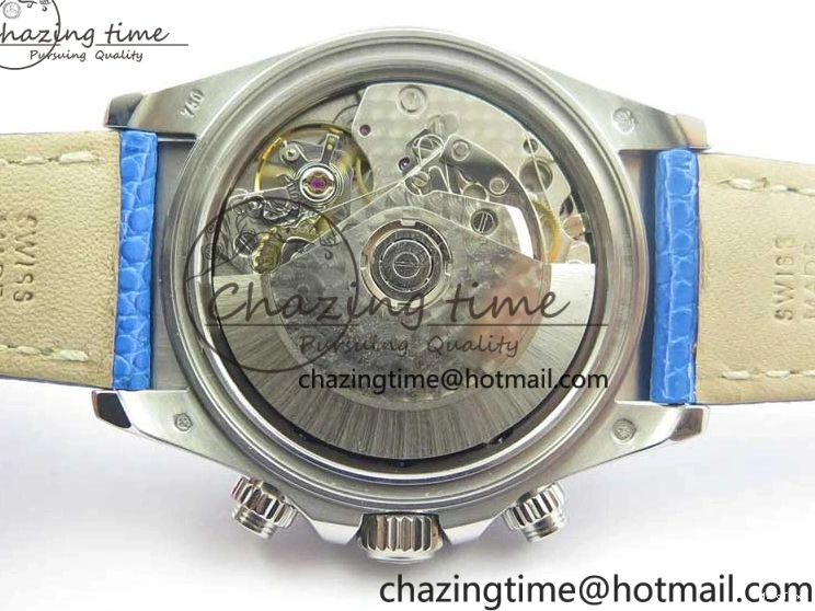 MiroTime 0215 Elegant Daytona 116519 OXF Best Edition Blue Dial on Blue Leather Strap A 3073